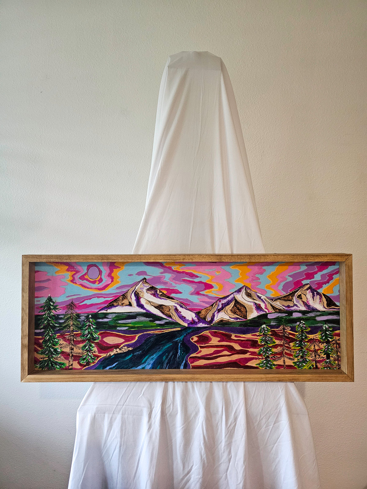 "Feeling Alive" Original Wood Burn Painting
