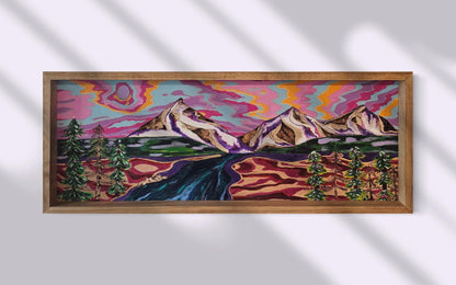 "Feeling Alive" Original Wood Burn Painting